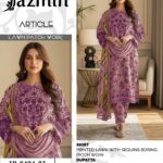 Jazmin Unstitched 3-Piece Lawn Suit